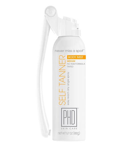 Phd Skin Care Never Miss A Spot Medium Self Tanner Mist Natural Glow