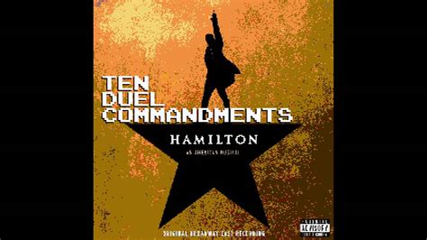 Ten Duel Commandments Hamilton 8 Bit Remix Youtube