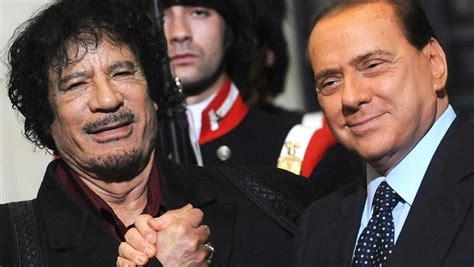 Gaddafi Und Berlusconi Männerfreundschaft Mit Hintergedanken Der Spiegel