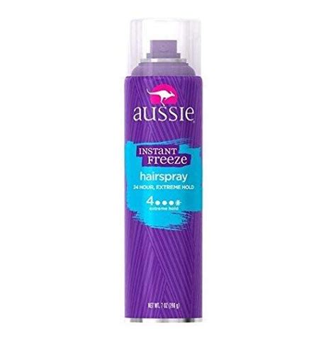 Simply spray on dry, styled hair for a look that will go the distance. Aussie Hairspray Instant Freeze Extreme Hold 7 Ounce ...