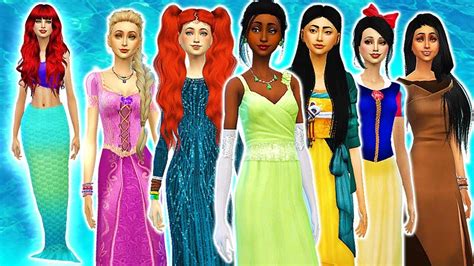 Simlaughlove Sims 4 Cc Sims Disney Princess