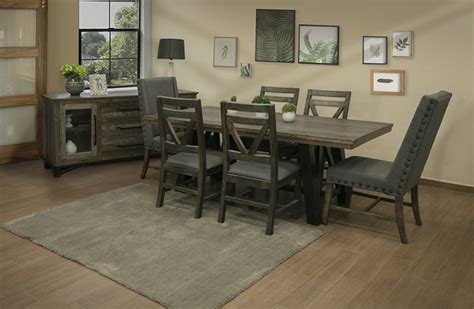 Ifd Furniture 6441 Loft Brown Dining Room Set Free Delivery