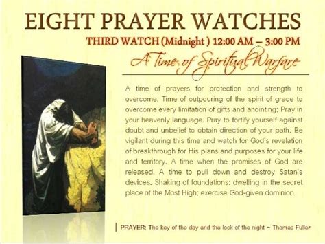Eight Prayer Watches Prayer Watches Prayers Prayers For Men