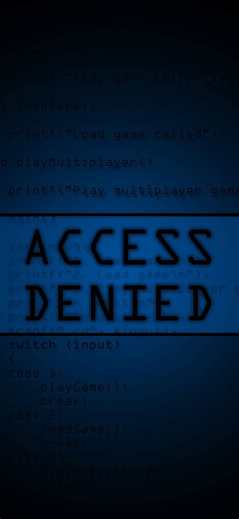 Access denied Wallpaper - 886x1920