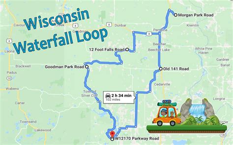 This Scenic Wisconsin Waterfall Loop Will Take You To 7 Different