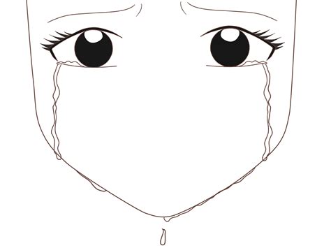 Sad Girl Easy Drawing Of A Girl Crying
