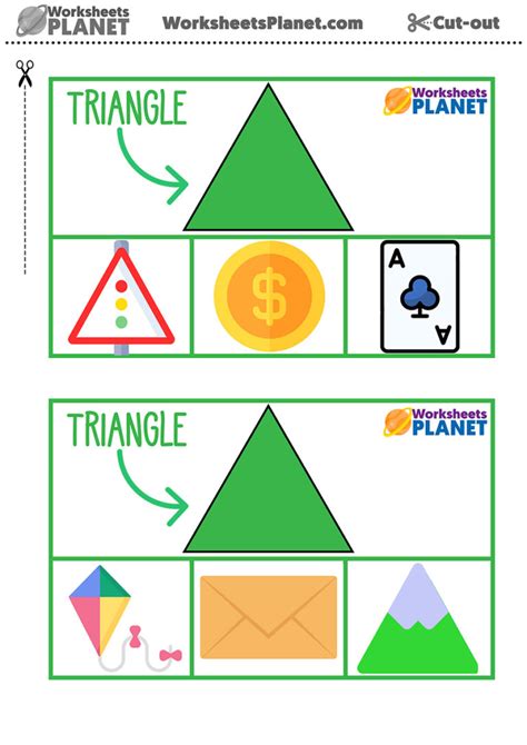Learning Shapes Flashcards Triangle