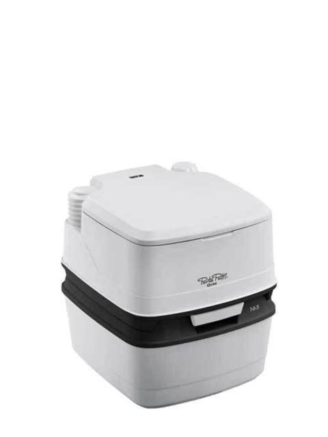 Portable toilets are usually seen at concerts, parks and construction sites. WC CHIMIQUE PORTA POTTI QUBE 165 GRIS