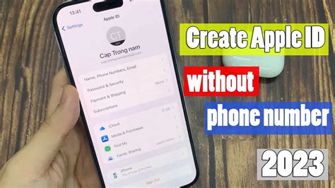 How To Create Apple Id Without Phone Number Create Apple Id Without