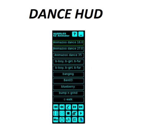 Second Life Marketplace Dance Hud