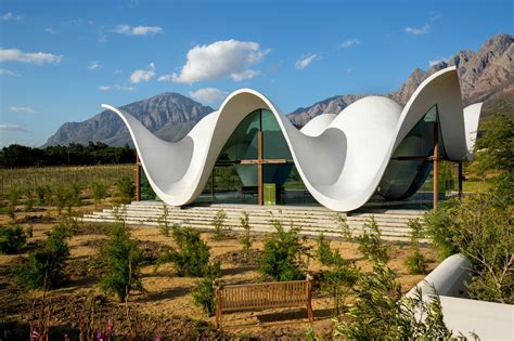 Ethereal South African Chapel Topped With Floating Winged Roof