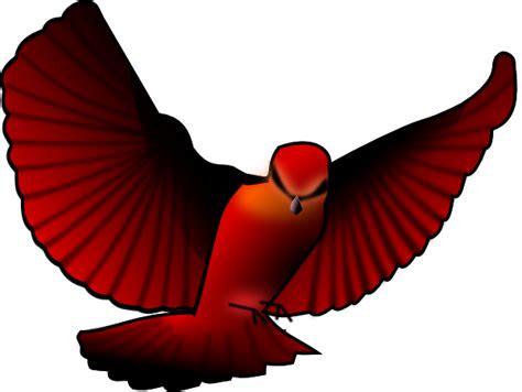 Red Bird Clip Art At Clker Com Vector Clip Art Online Royalty Free