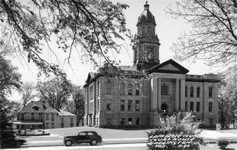 Lafayette County Courhouse Photograph Wisconsin Historical Society