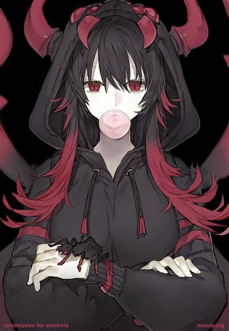 Kết Quả Hình ảnh Cho Anime Girl With Black Hair And Horns Anime Black