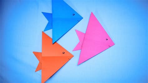 Easy origami fish tutorial I Paper craft