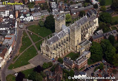 Exeter Cathedral Devon Aerial Photograph Aerial Photographs Of Great