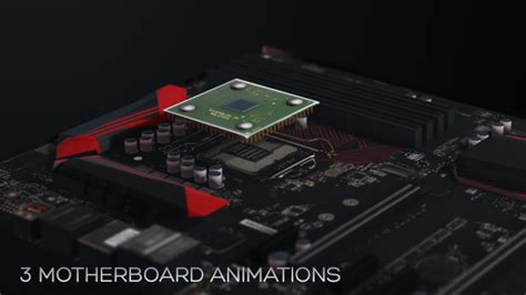 3 Motherboard Animations Motion Graphics Videohive