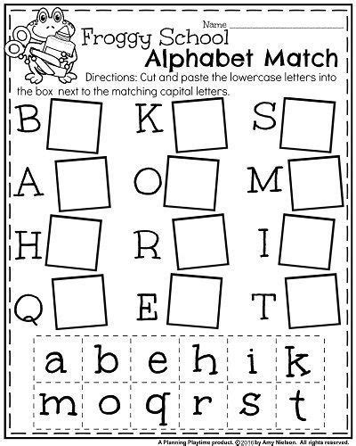Preschool Alphabet Worksheets Activity Shelter Alphabet
