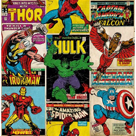 Retro Marvel Comic Wallpapers Wallpaper Cave