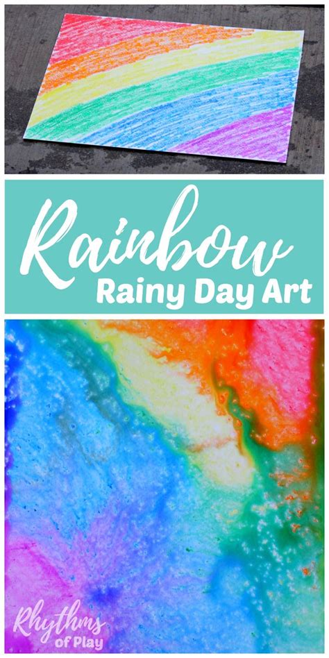 Rainbow Rainy Day Art Steam Project For Kids Art