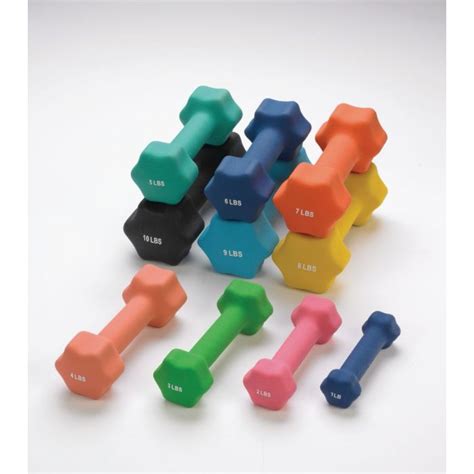 Individual Neoprene Dumbbells Progressive Hand Weights Performance