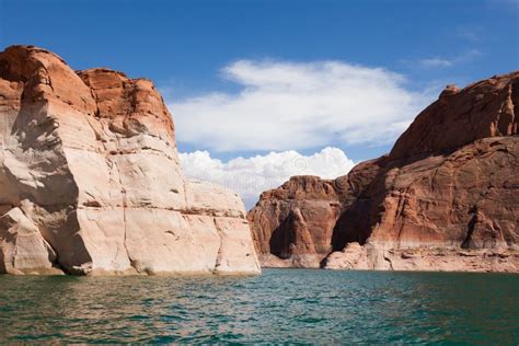 Lake Powell In Glen Canyon In Utah And Arizona Stock Photo Image Of