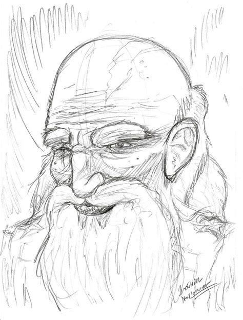 Random Old Man Sketch By Hatpup On Deviantart