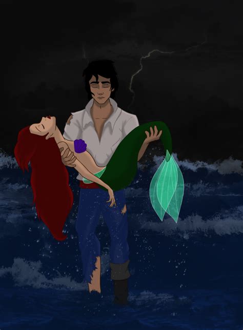 What If Eric Had Saved Ariel From The Explosion By Marionlalala In 2023