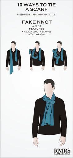 Here are easy to follow instructions on 8 popular ways to wear a men's scarf. this isn't happiness™ (How To Tie A Scarf Chart), Peteski | Designer suits for men, How to wear ...