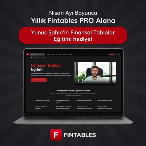 Fintables on Twitter Nisan ayı boyunca yıllık Fintables PRO üyeliği