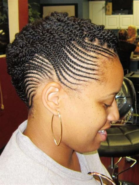 Corn Rows For Short Natural Hair African Braids Cornrows Haircuts