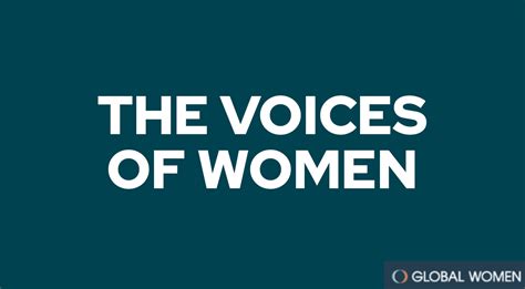 Global Women The Voices Of Women