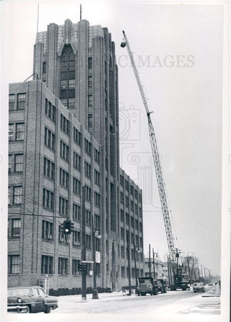 1960 Detroit Mi Bell Telephone Bldg Press Photo Historic Images