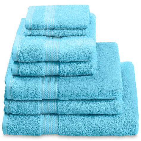 Turquoise Bath Towel Set Luxury 100 Egyptian Cotton By Hampton