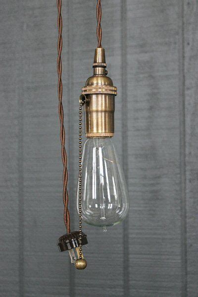 Original magical mouse chain pull, ceiling fan pull, light pull. Industrial Bare Bulb Pendant Light -- Pull Chain Socket ...
