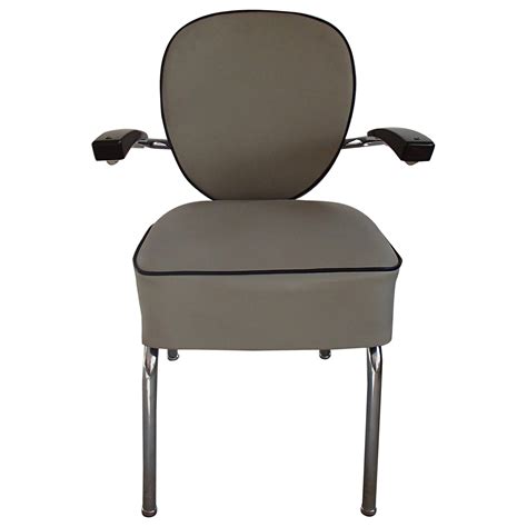 Fiftypop, Contemporary Armchair Inspired to the 1950s with Leather
