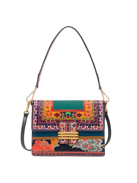 Etro Printed Shoulder Bag Shops Fashion Outlet Etro Home Collections