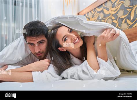 Hotel Travel Relationships And Happiness Concept Happy Couple In