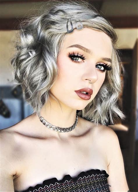 35 edgy hair color ideas to try right now silver hair dye edgy hair color grey hair color