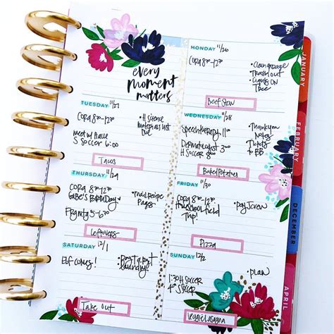 Simple Happy Planner ️ Ideas
