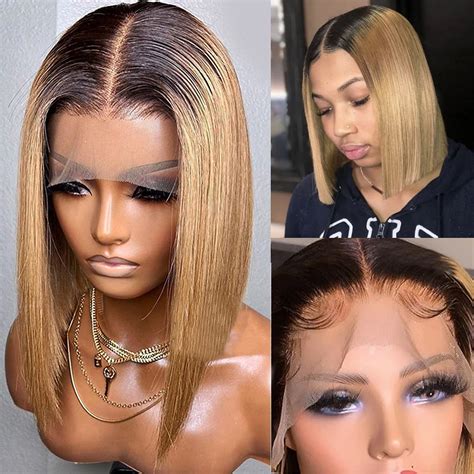 B Brazilian Hair Blunt Cut Bob Lace Front Wig Philipshigh Co Uk