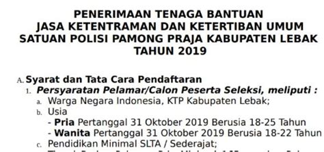 Satpolpp 11 april 2018 berita terbaru, bidang gakda, featured, sekretariat leave a comment. Rekuitmen Satpol PP Lebak Dituding Bermasalah - Toptime Berita