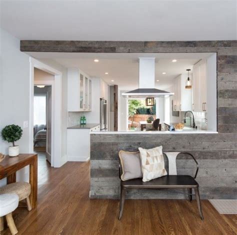 In this diy open concept kitchen ideas video we show you everything you need to know on how to build a half wall (knee wall) with granite bar counter top in. Pin by Jennifer Brownlee on For the Home | Diy dining room, Open kitchen and living room, Half ...