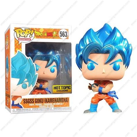 Funko Pop Dragon Ball Goku Blue Kaméhaméha Sangoku Univers