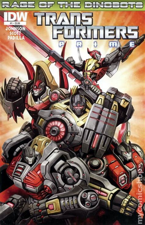 Transformers Prime Rage Of The Dinobots Comic Books