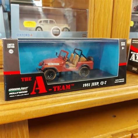 Greenlight Jeep Cj 7 A Team Diecast And Toys From Monk Bar Model Shop Uk