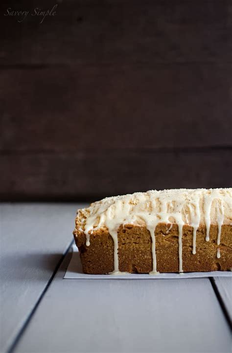 A quick and delicious eggnog dessert that your family will love. Eggnog Pound Cake with Rum Glaze - Holiday Recipe - Savory ...