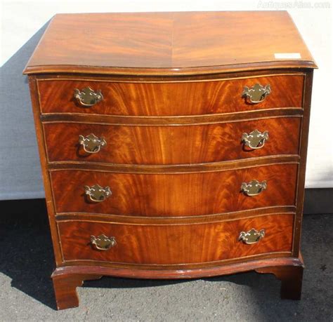 Antiques Atlas Serpentine Front Chest Drawers In Mahogany