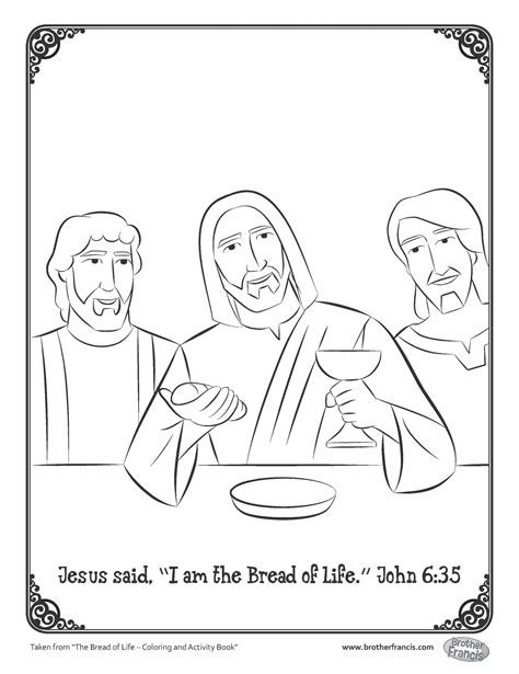 Eucharist Coloring Page