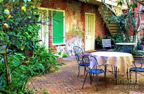 New Orleans Creole Courtyard Style Photograph By John Rizzuto Fine